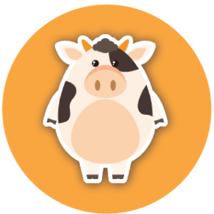 Cow Sticker Set