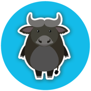 Buffalo Sticker Set