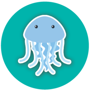 Jelly Fish Sticker Set
