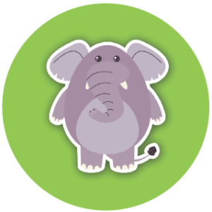 Elephant Sticker Set